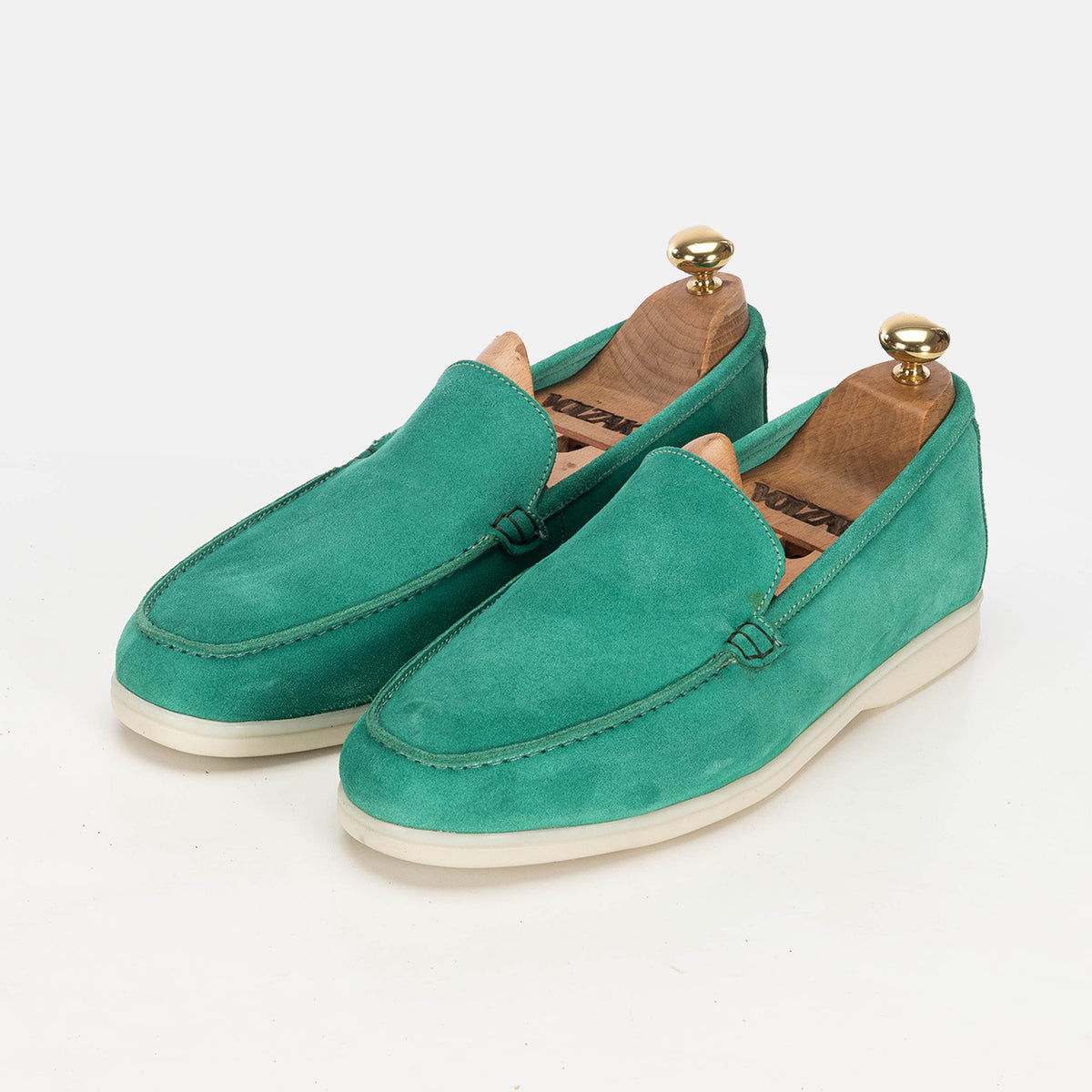 Volzak 3061 Royal Green Suede Moccasin
