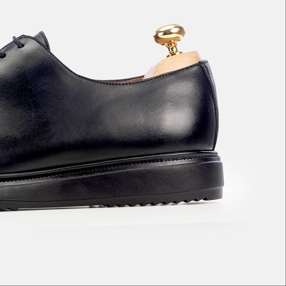 Volzak 5228 black leather shoe