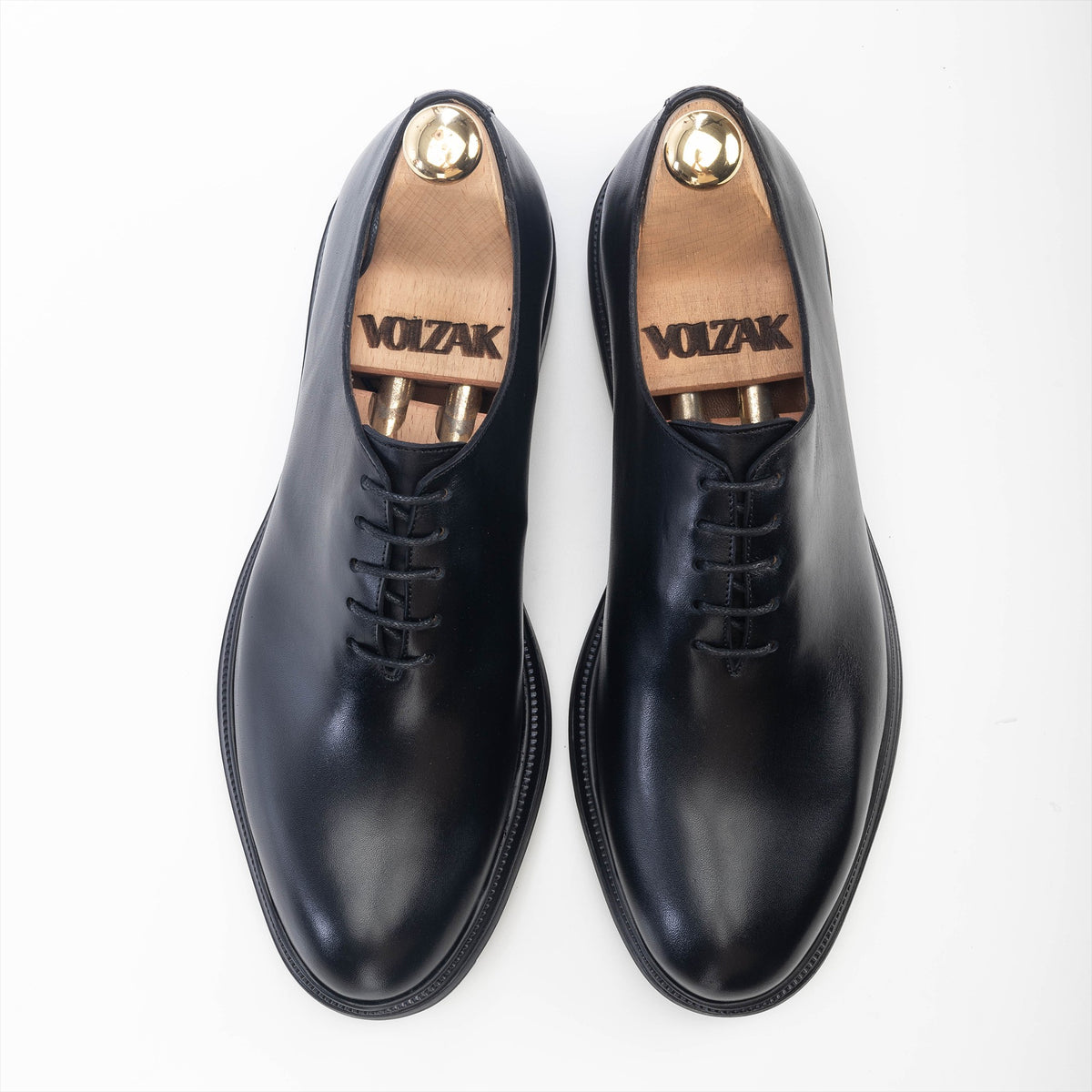 Volzak 5228 black leather shoe