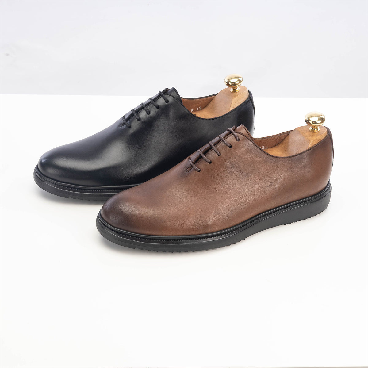 Volzak 5228 black leather shoe
