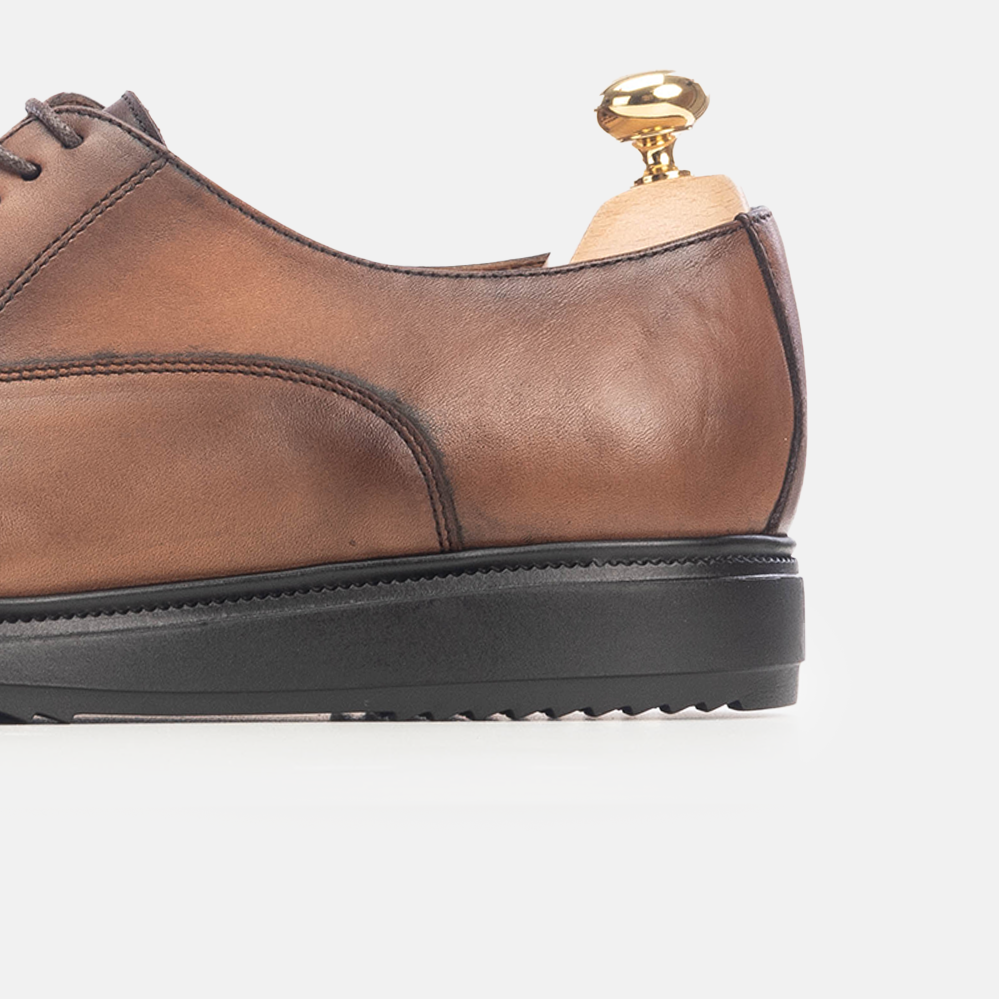 Volzak 5232 vintage brown leather shoe
