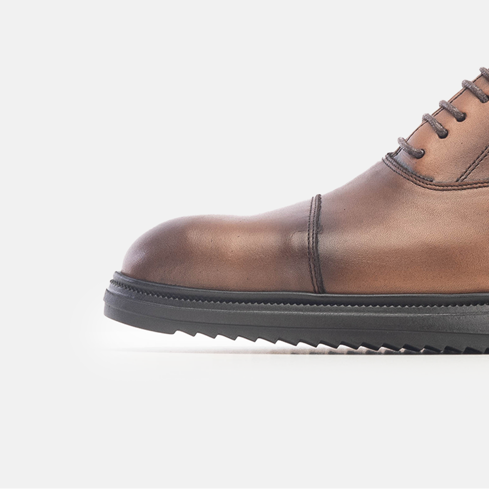 Volzak 5232 vintage brown leather shoe