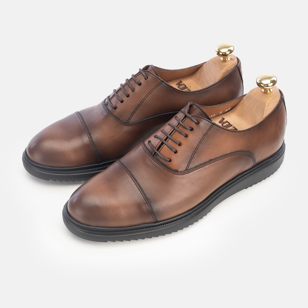 Volzak 5232 vintage brown leather shoe