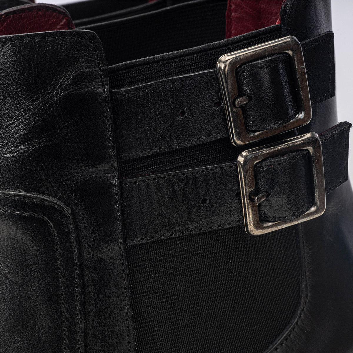 Volzak 2026 Black Leather Ankle Boot