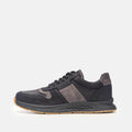 Volzak 3038 Basket en nubuck Noir Gris