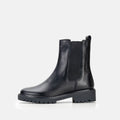 Volzak 7301 Black Leather Ankle Boot