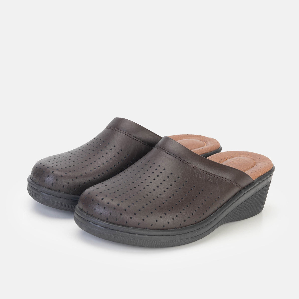 Volzak 381 Women's Medical Clog Brown