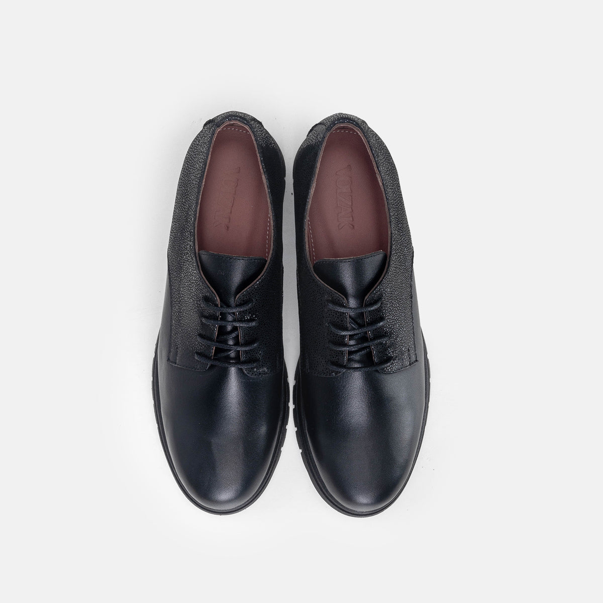 Volzak 3042 Chaussure en cuir Noir