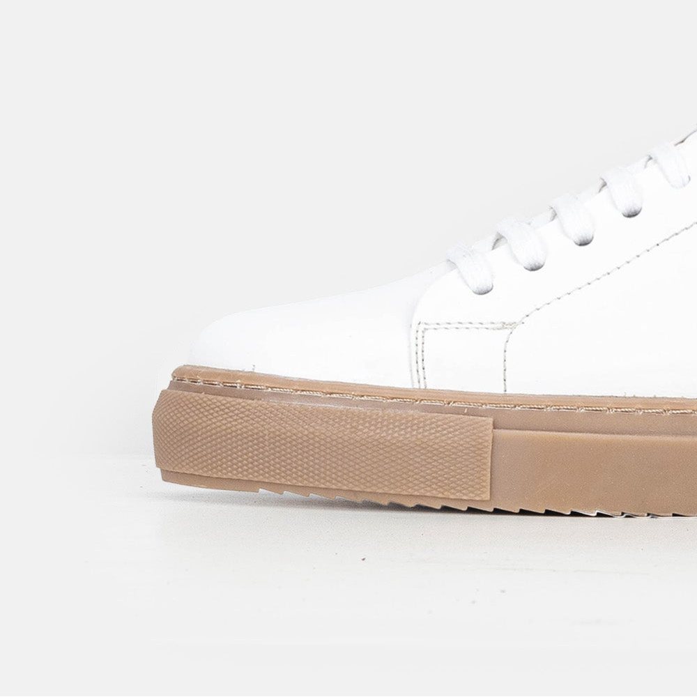 Volzak 5150 White Leather Sneakers