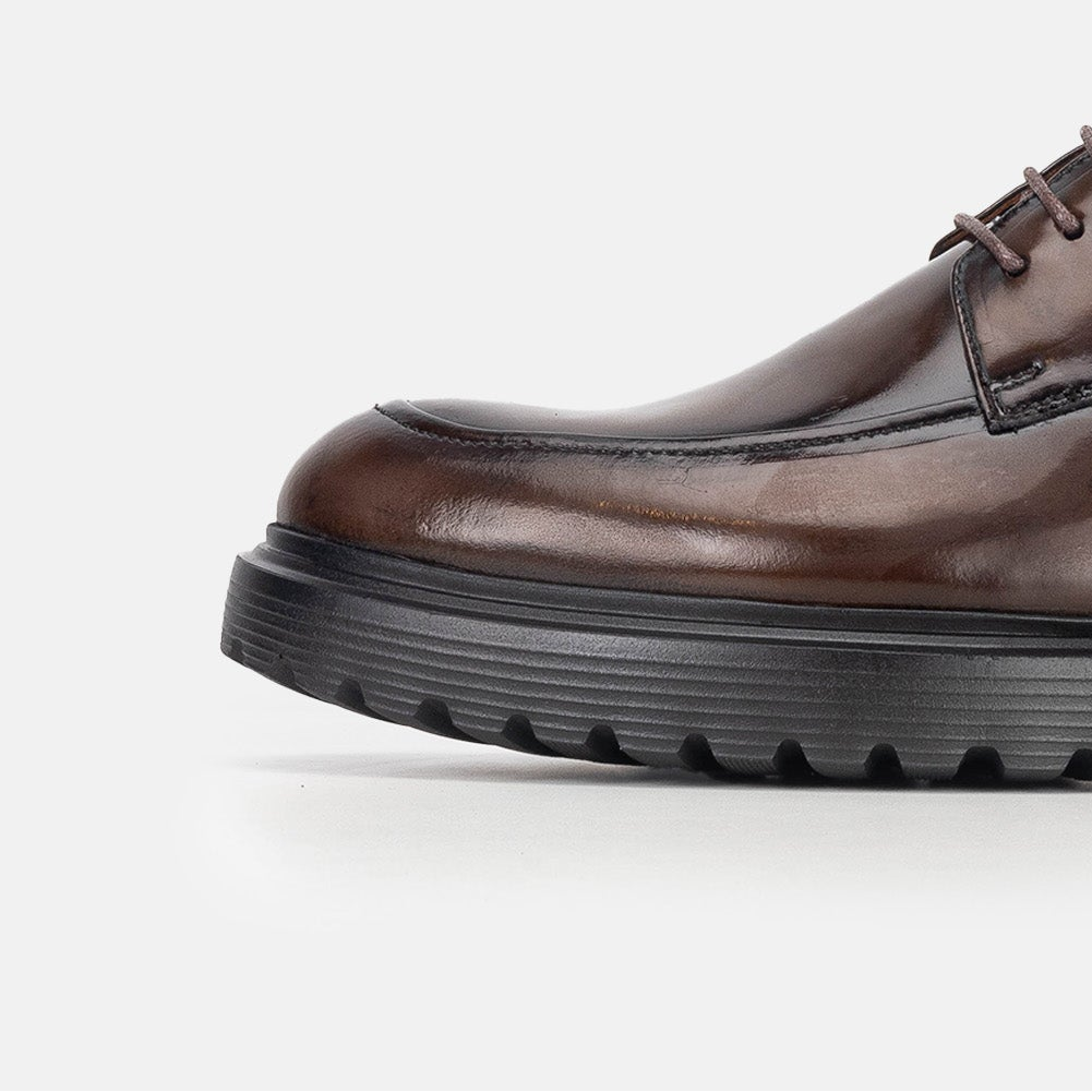 Volzak 5318 Leather Shoe Unmaskable Vintage Brown