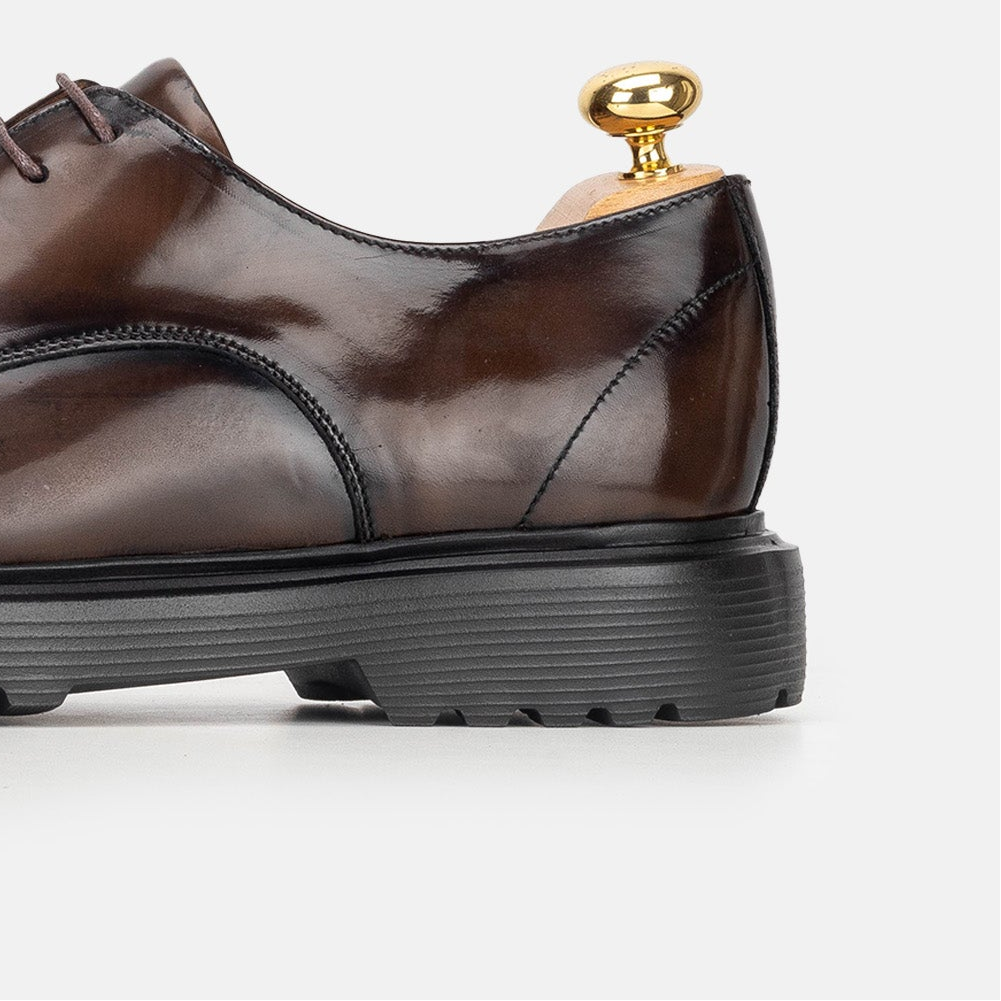 Volzak 5318 Leather Shoe Unmaskable Vintage Brown