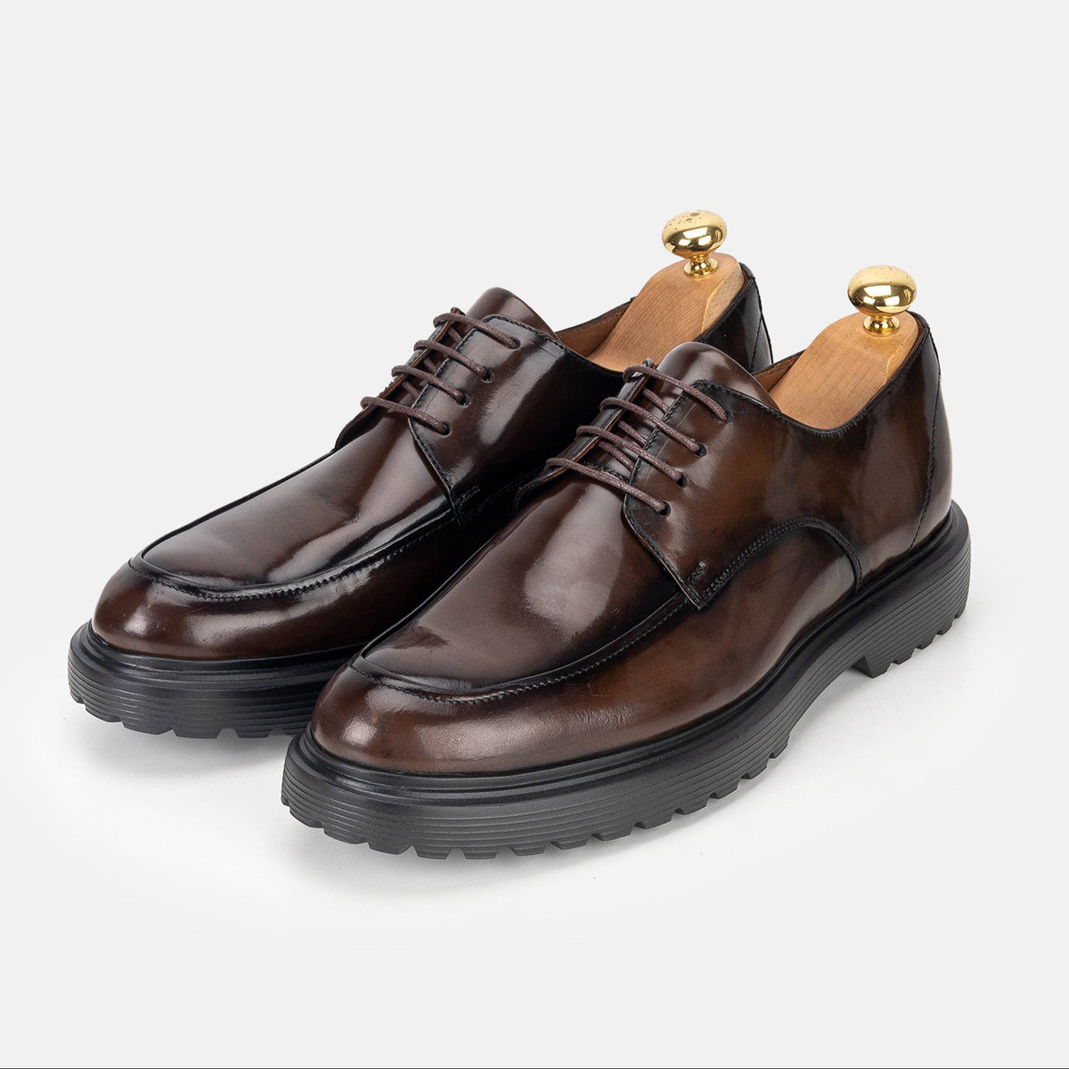 Volzak 5318 Leather Shoe Unmaskable Vintage Brown