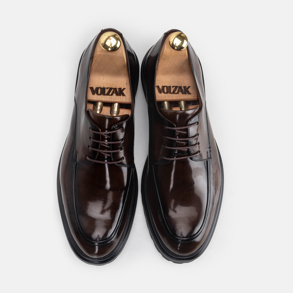 Volzak 5318 Leather Shoe Unmaskable Vintage Brown