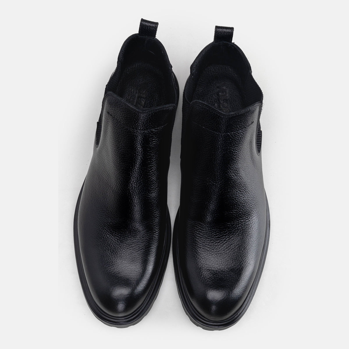 Volzak 5315 Bottine en cuir Noir grainé