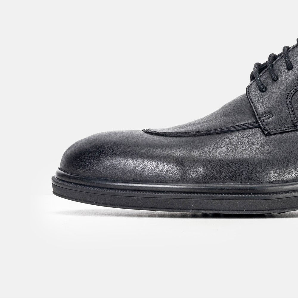 Volzak 0704 Black Leather Shoe