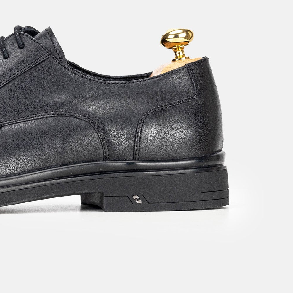 Volzak 0704 Black Leather Shoe
