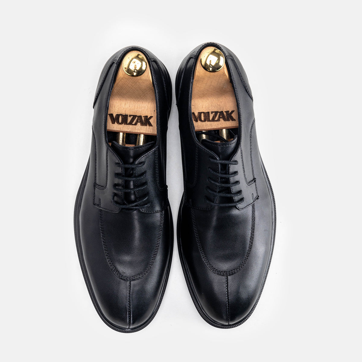Volzak 0704 Black Leather Shoe