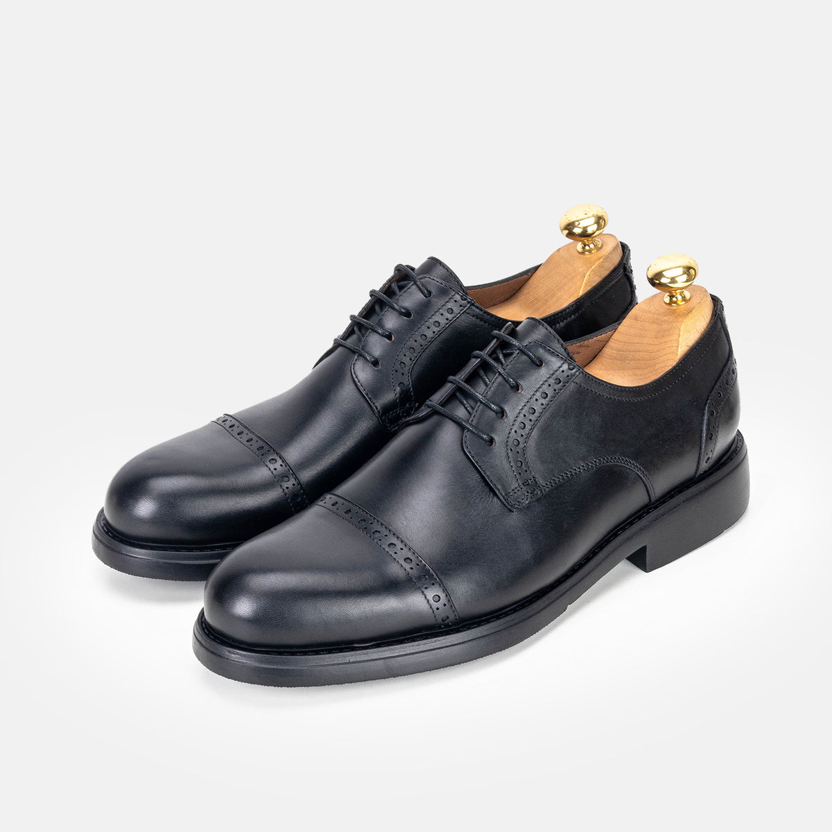 Volzak 5320 leather shoe Black