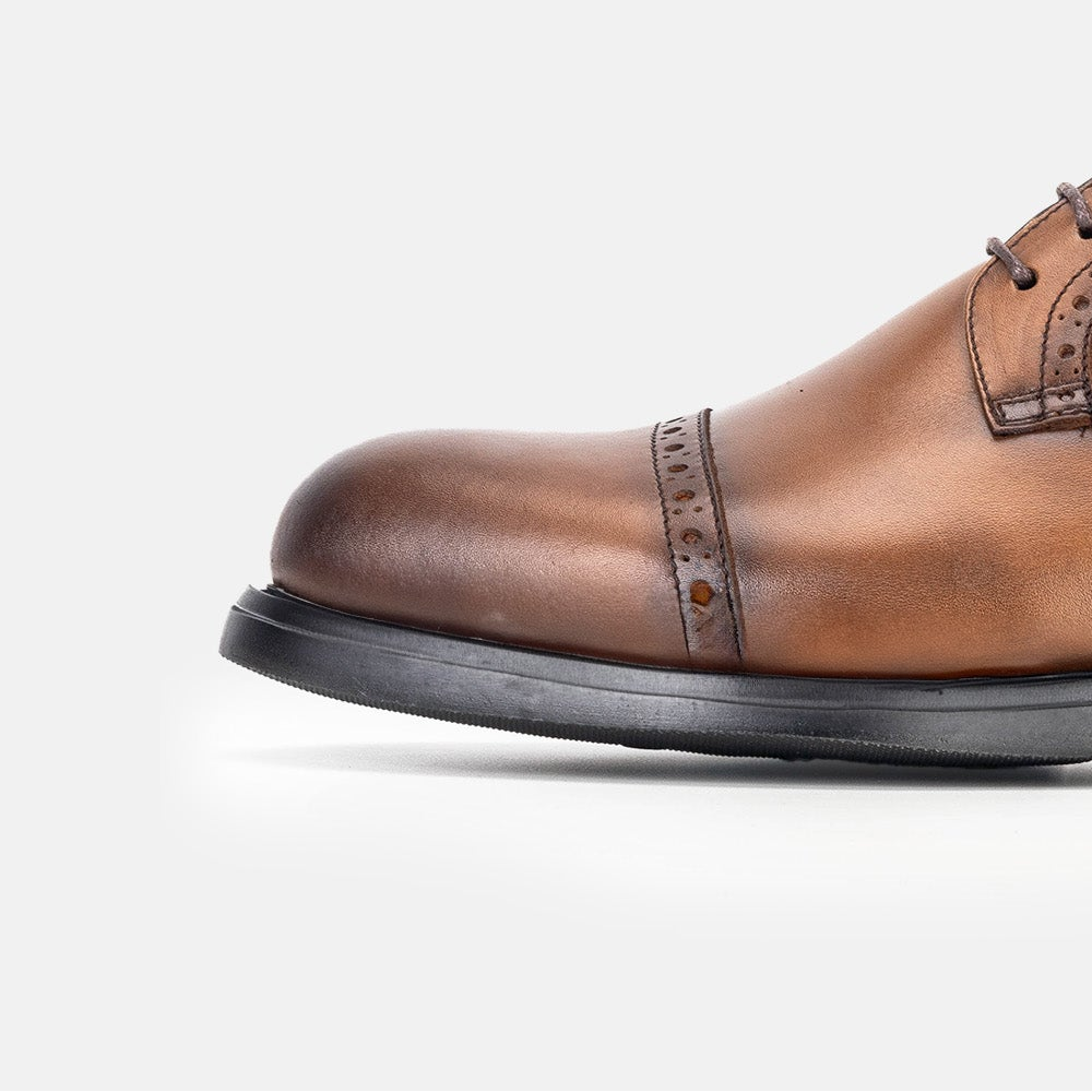 Volzak 5320 chaussure en cuir Marron Vintage
