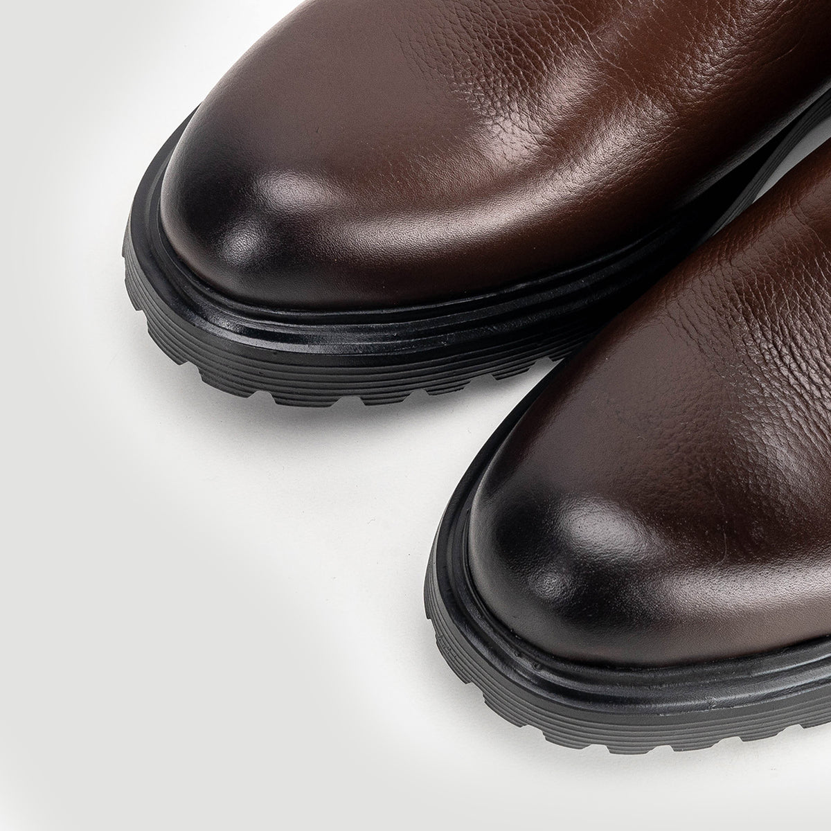 Volzak 5315 Grained Brown Leather Ankle Boot