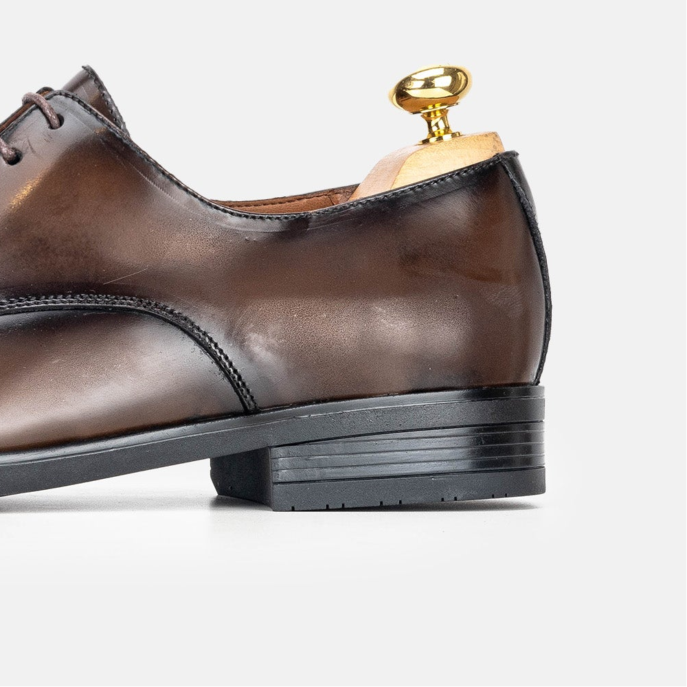 Volzak 5325 chaussure en cuir Démasquable Marron vintage