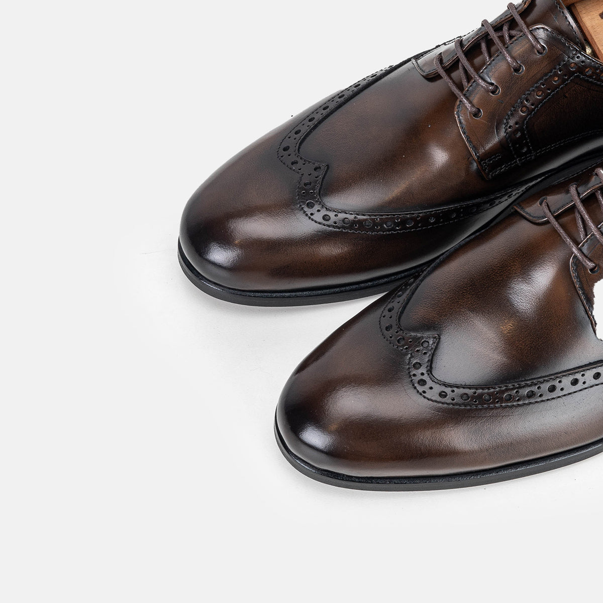 Volzak 5331 Leather Shoe Unmaskable Vintage Brown
