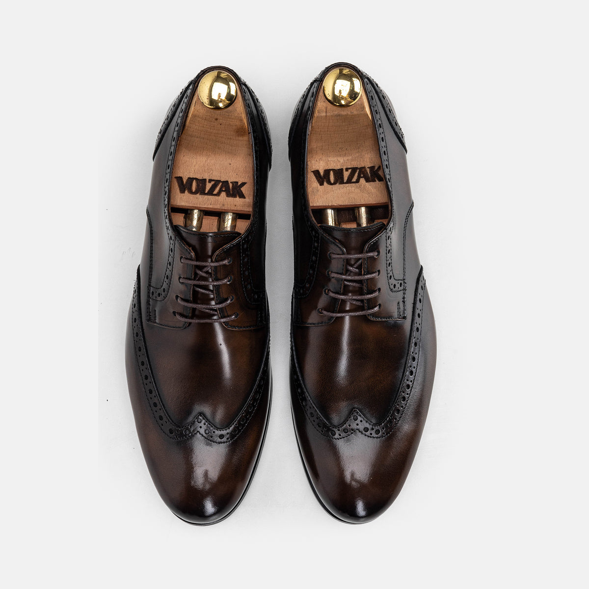 Volzak 5331 Leather Shoe Unmaskable Vintage Brown
