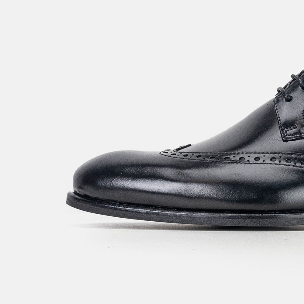 Volzak 5331 Black Demaskable Leather Shoe