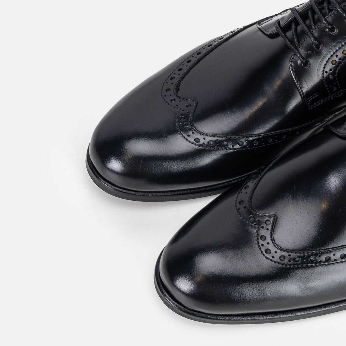 Volzak 5331 Black Demaskable Leather Shoe