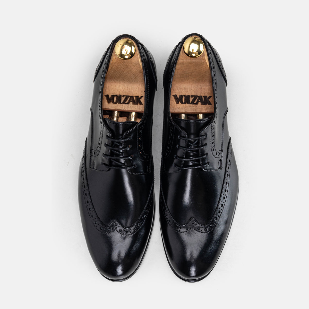 Volzak 5331 Black Demaskable Leather Shoe