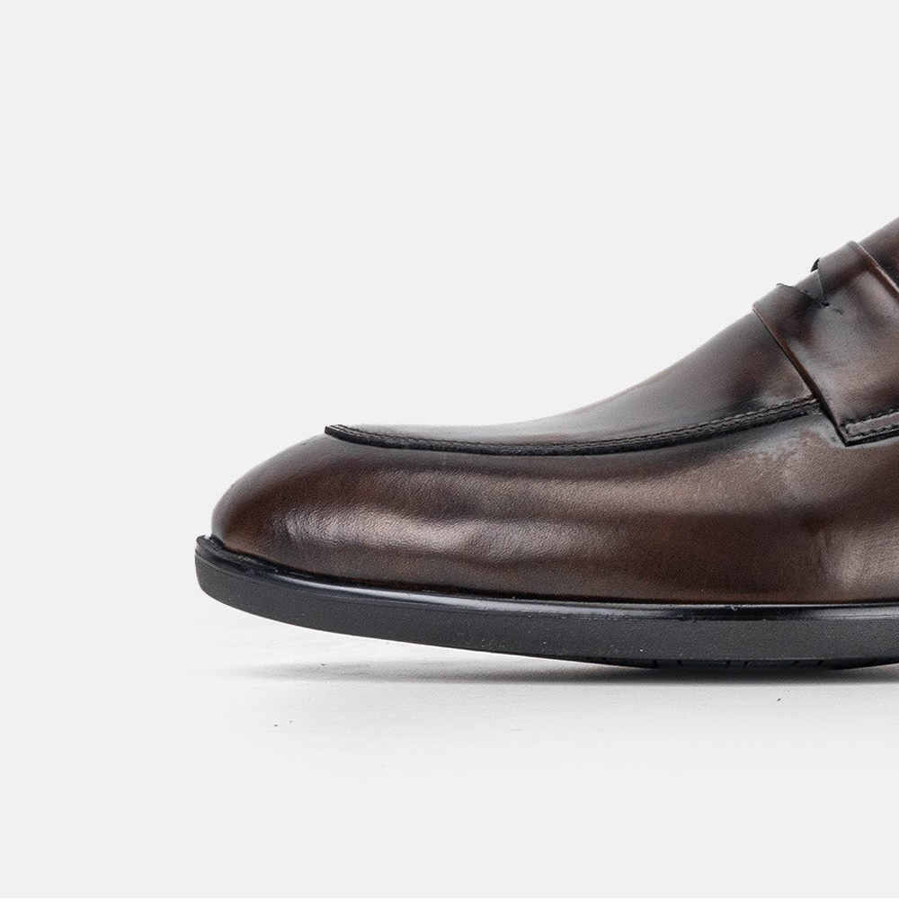 Volzak 5328 chaussure en cuir Démasquable Marron vintage