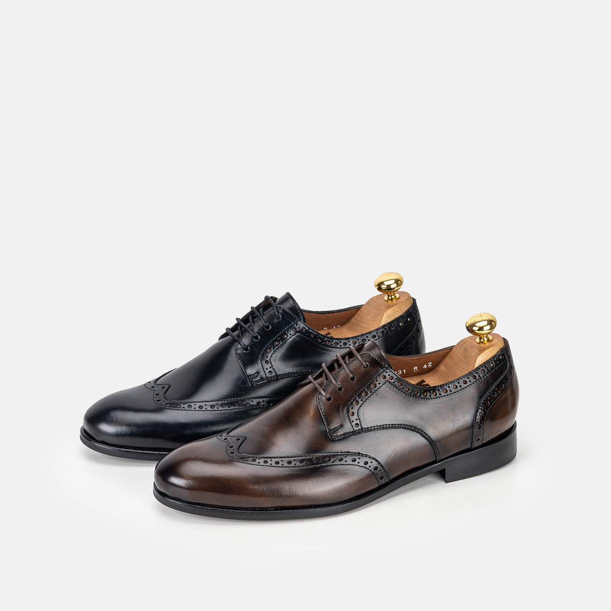 Volzak 5331 Black Demaskable Leather Shoe