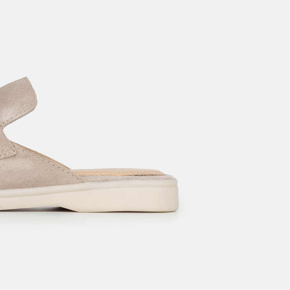 Volzak 0777 Beige suede mule