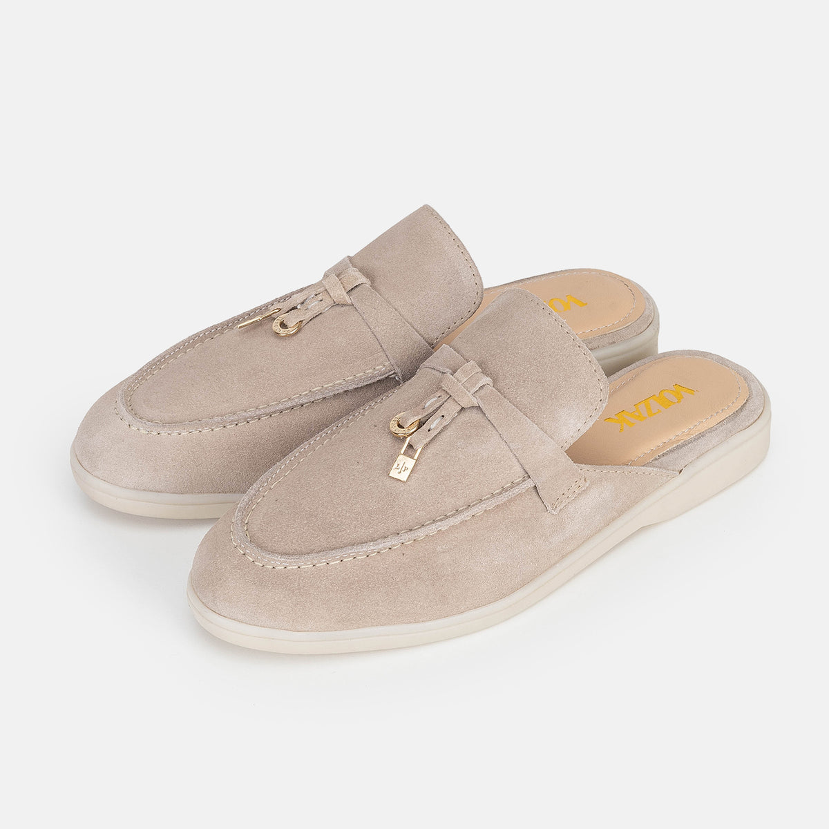 Volzak 0777 Beige suede mule