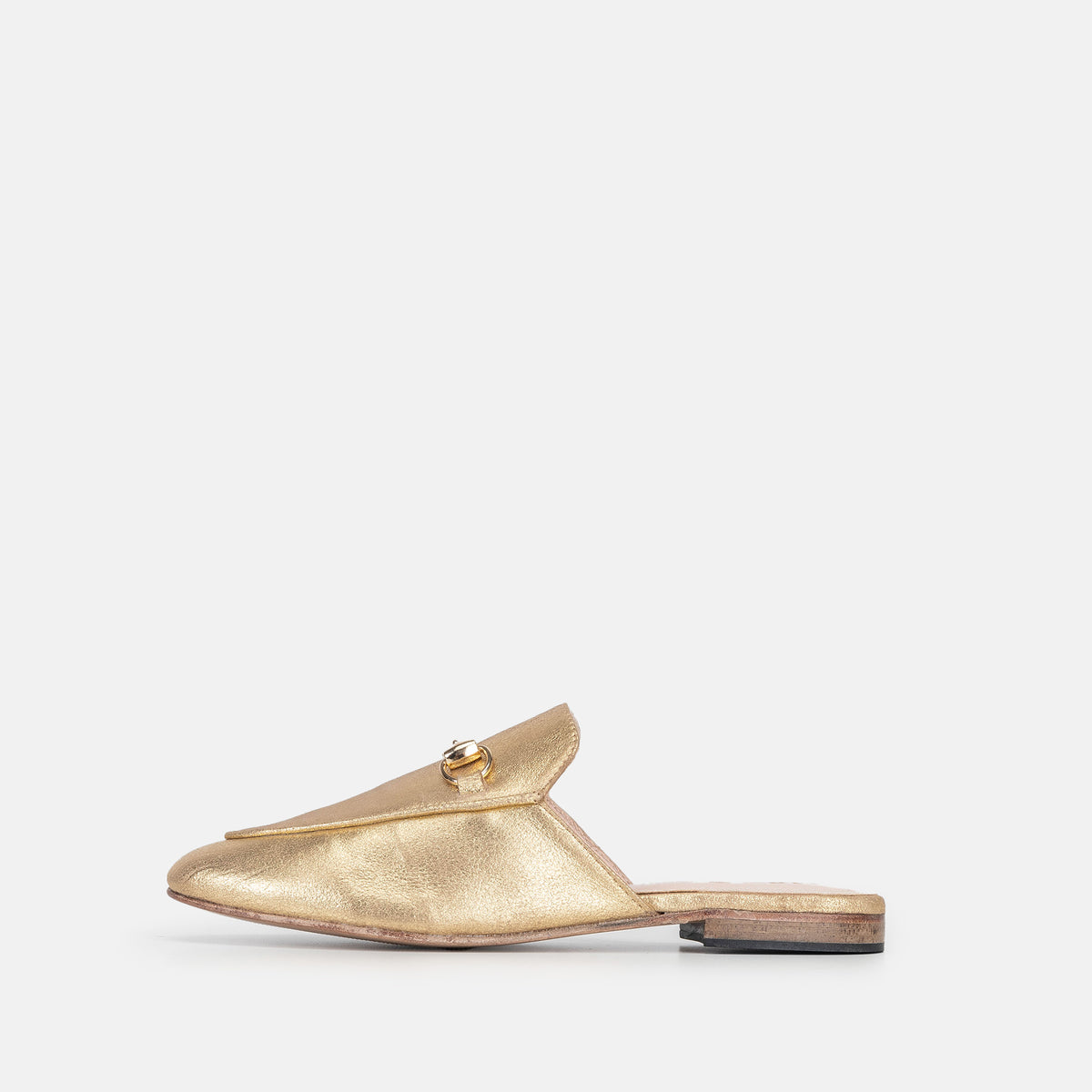 Volzak 3060 Gold Leather Mule