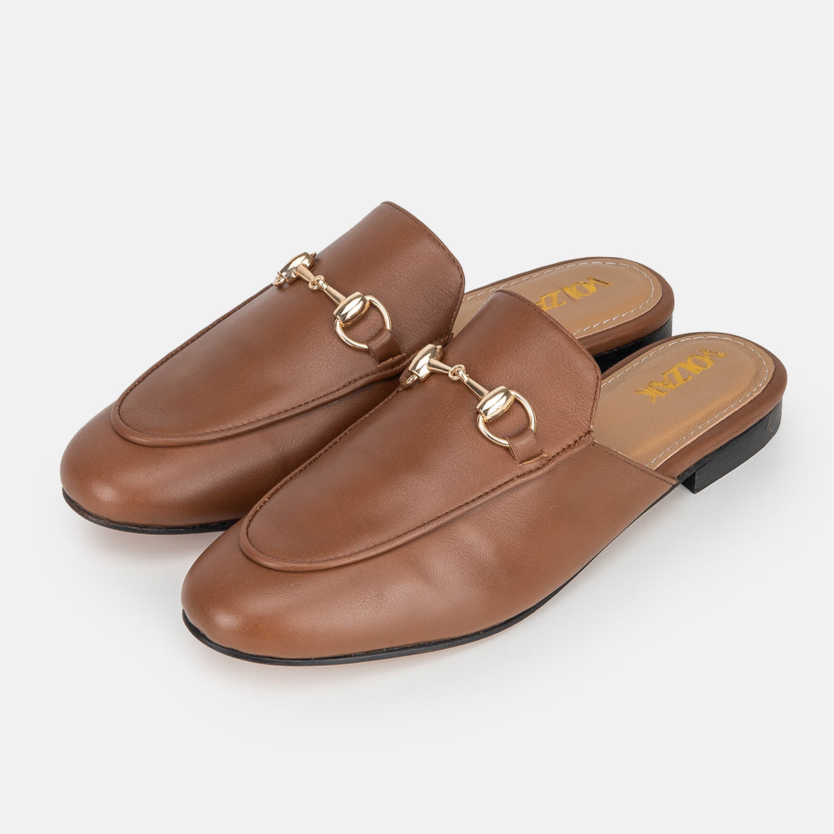 Volzak 3060 Camel Leather Mule