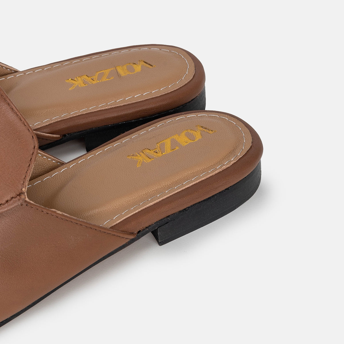 Volzak 3060 Camel Leather Mule
