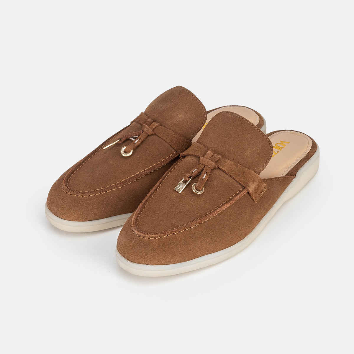 Volzak 0777 Camel suede mule