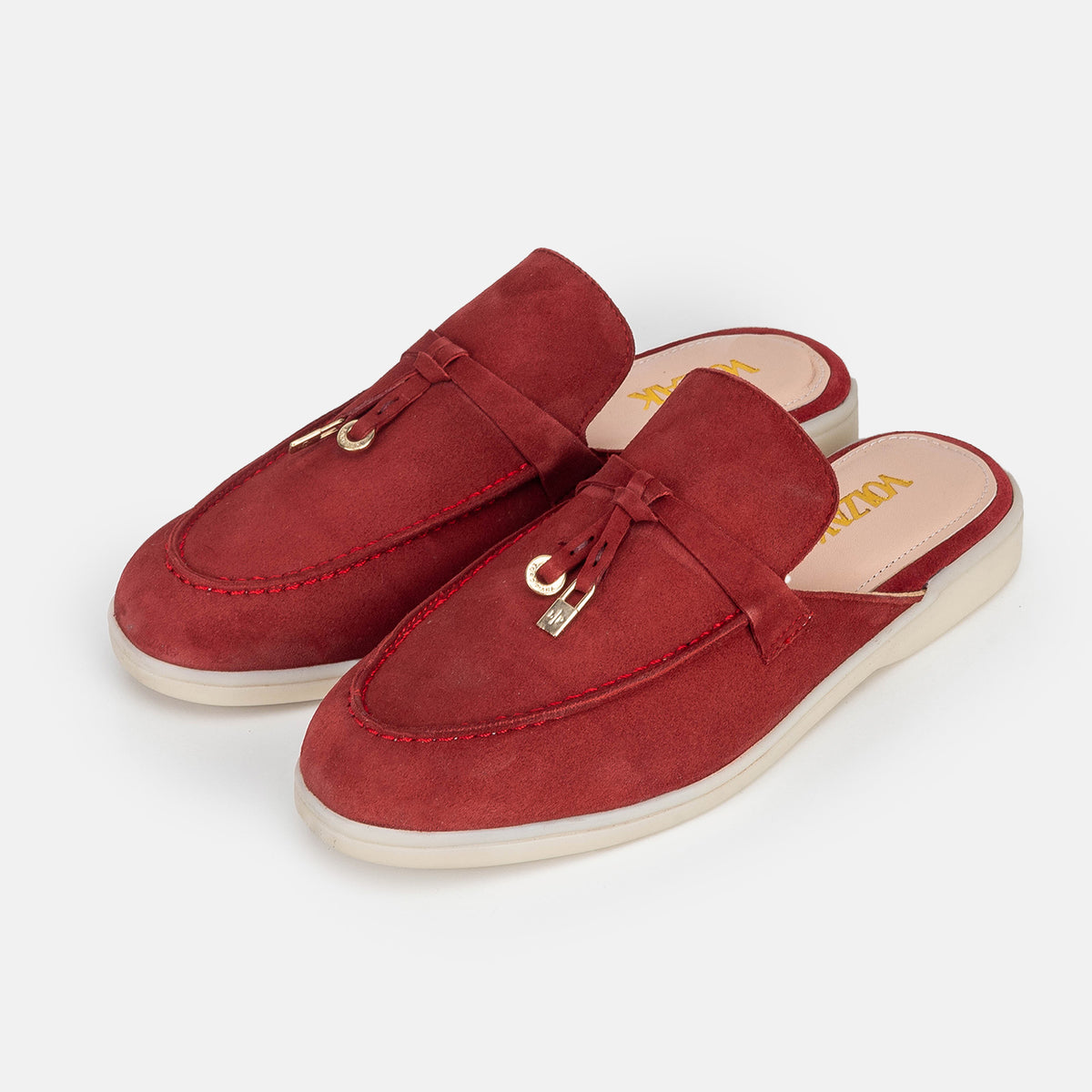 Volzak 0777 Bordeaux Suede Mule