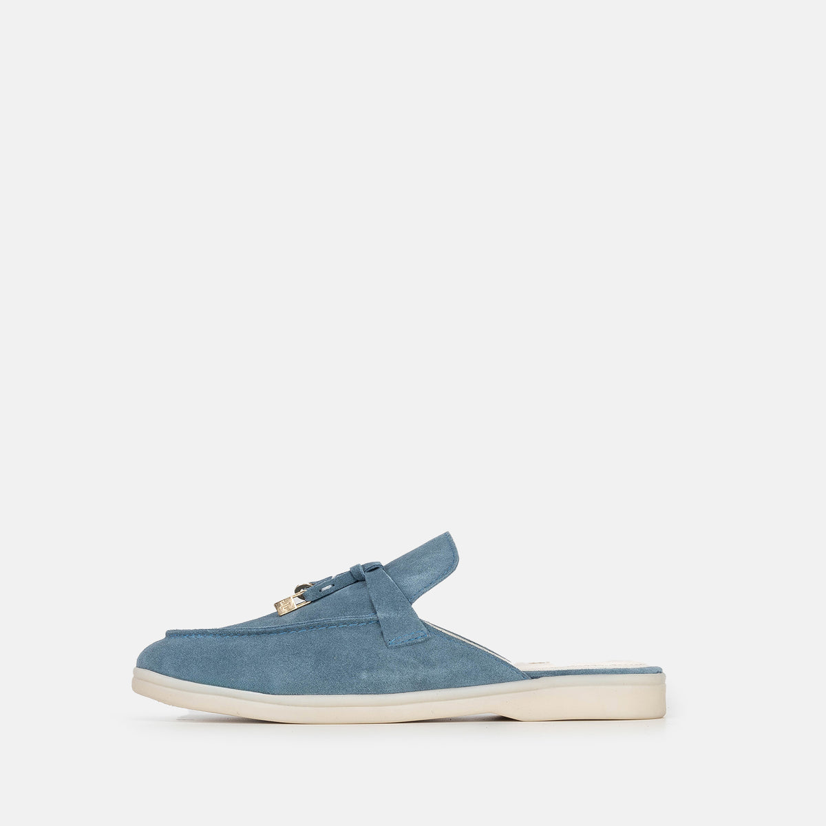 Volzak 0777 Suede Mule Blue