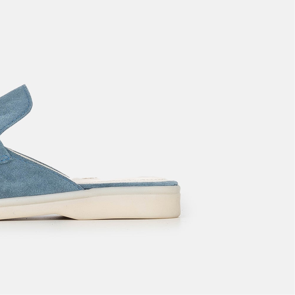 Volzak 0777 Suede Mule Blue