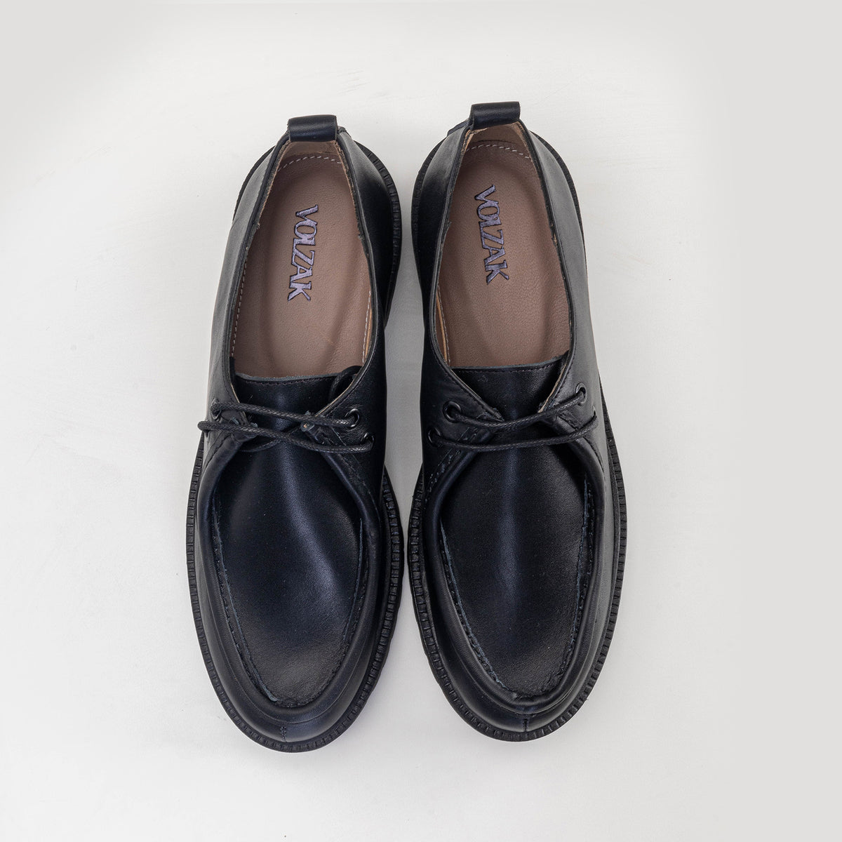 Volzak 121 Black Leather Shoe