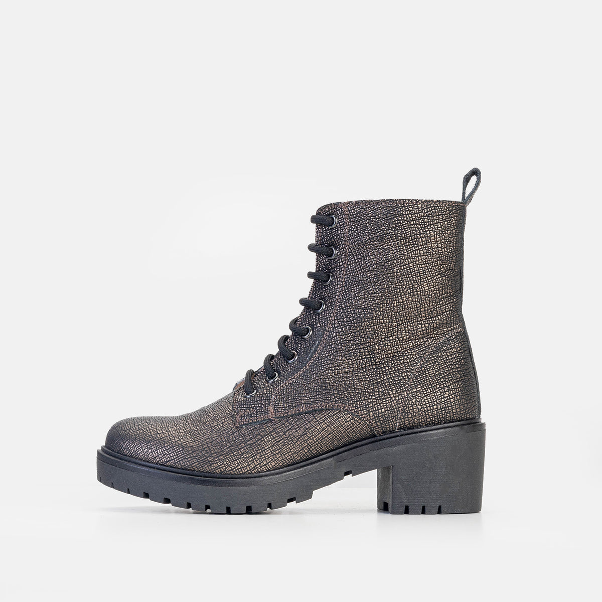Volzak 3033 Bottine en cuir Cuivre Grainé