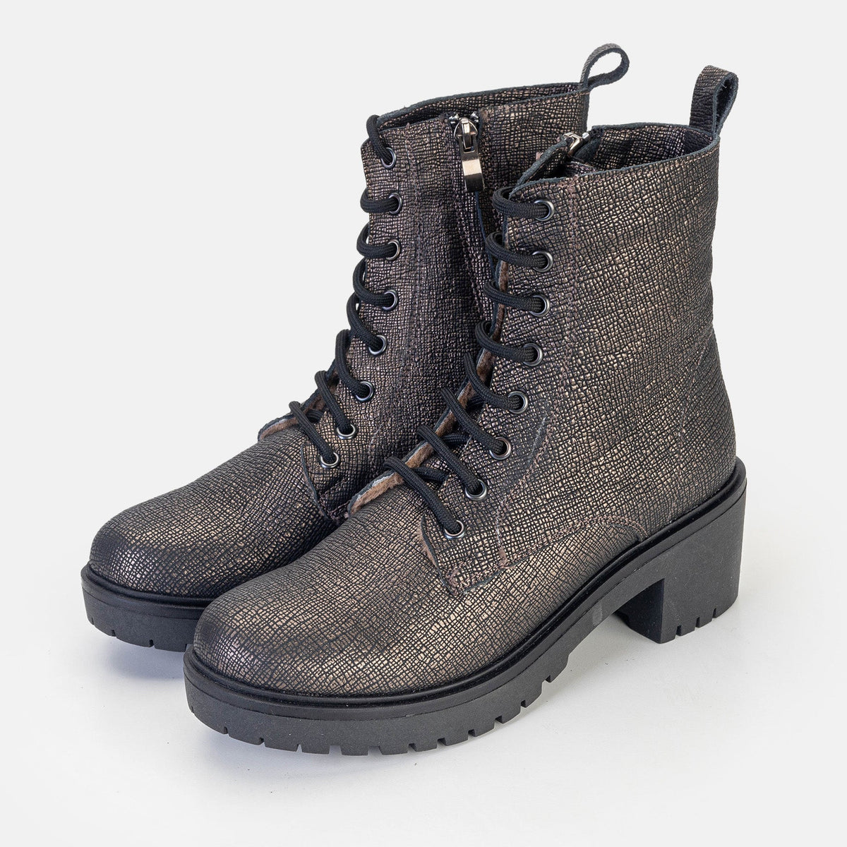 Volzak 3033 Bottine en cuir Cuivre Grainé