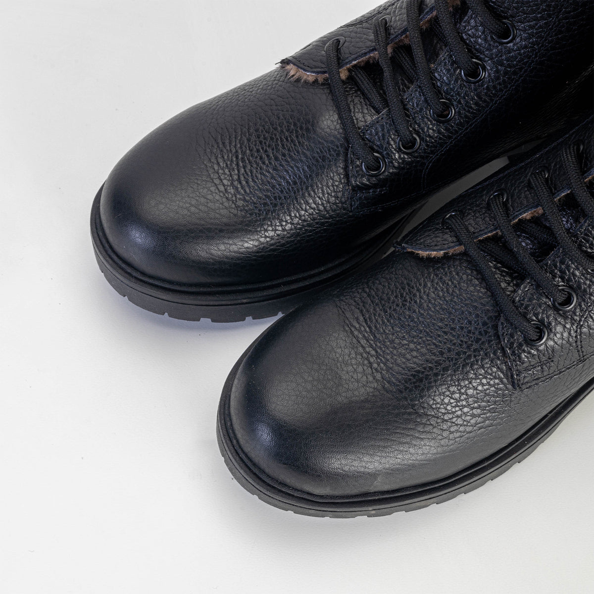Volzak 3033 Bottine en cuir Noir Grainé