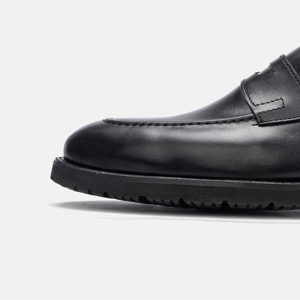 Volzak 5158 black leather shoe
