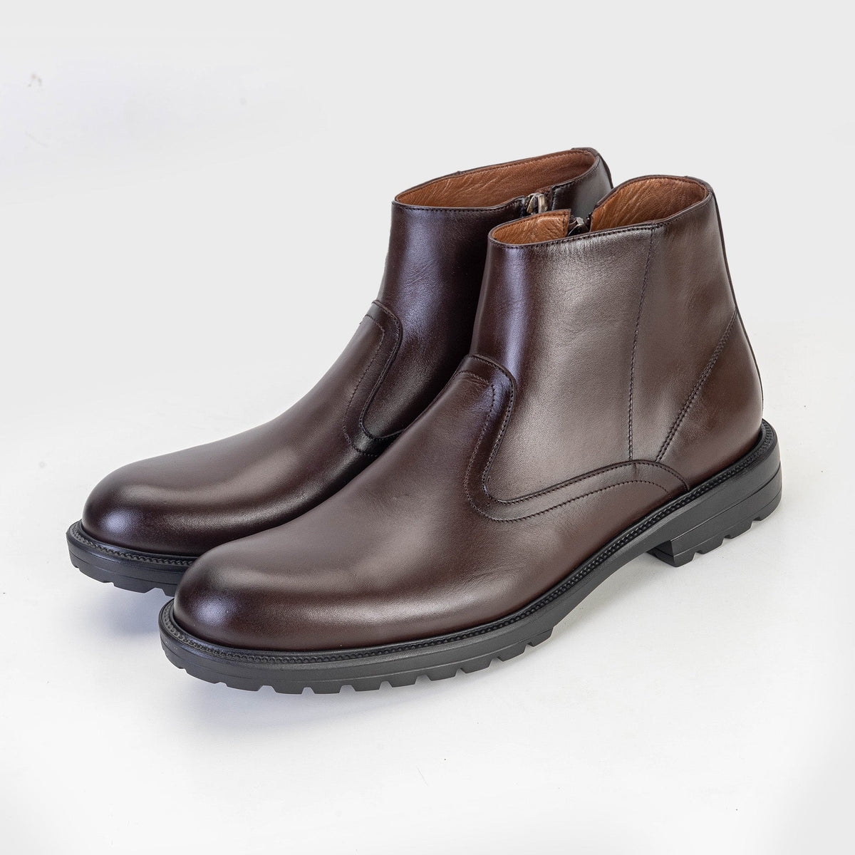 Volzak 5305 Brown Leather Ankle Boot
