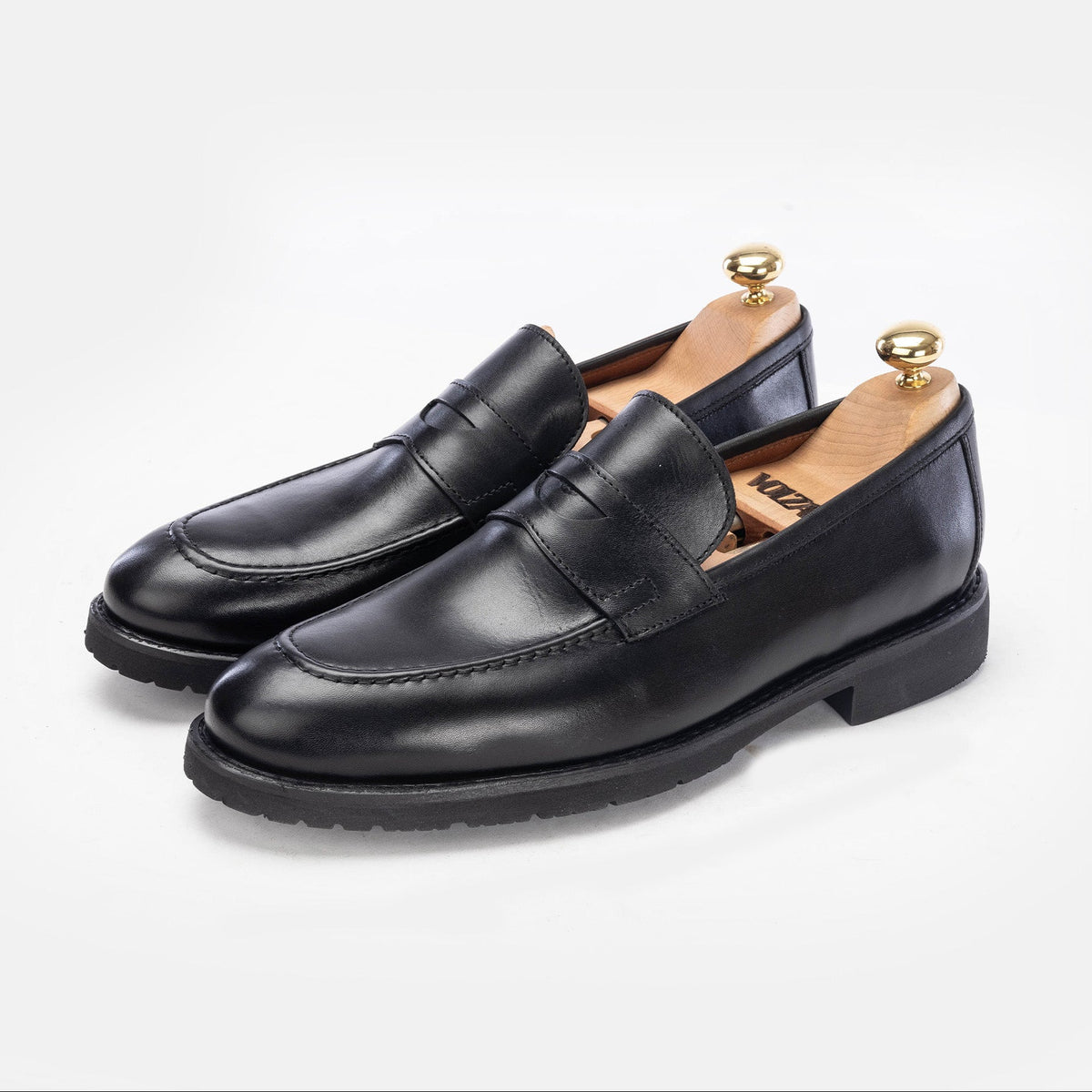 Volzak 5158 black leather shoe