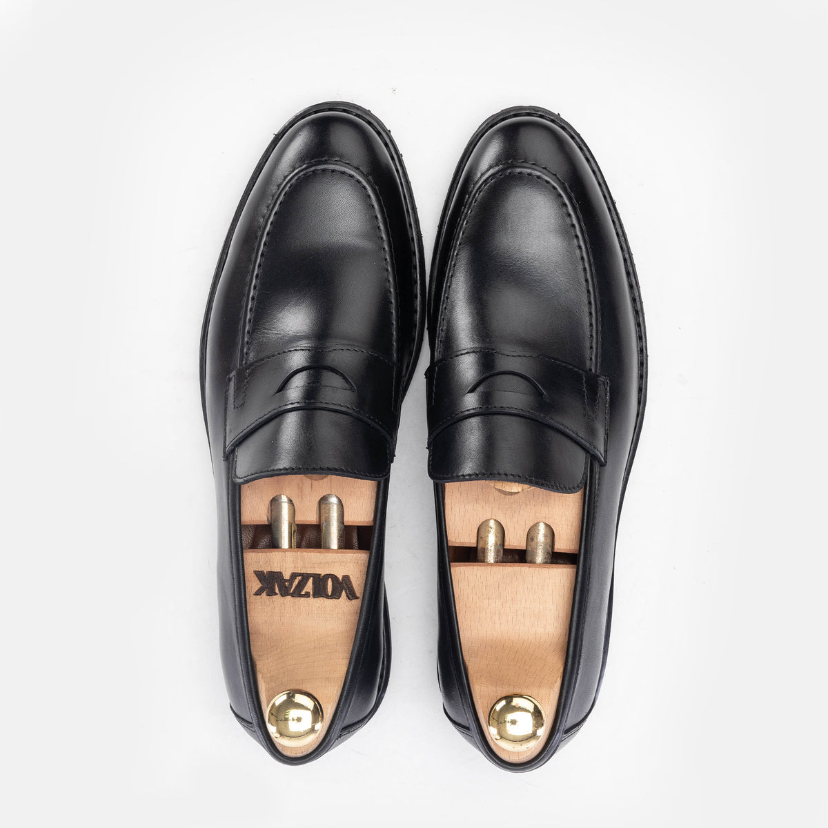 Volzak 5158 black leather shoe