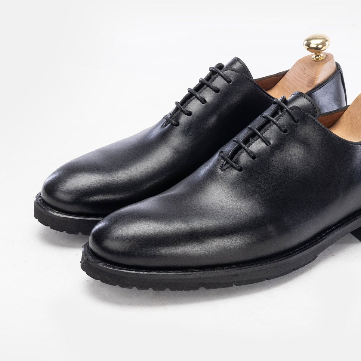 Volzak 5161 black leather shoe
